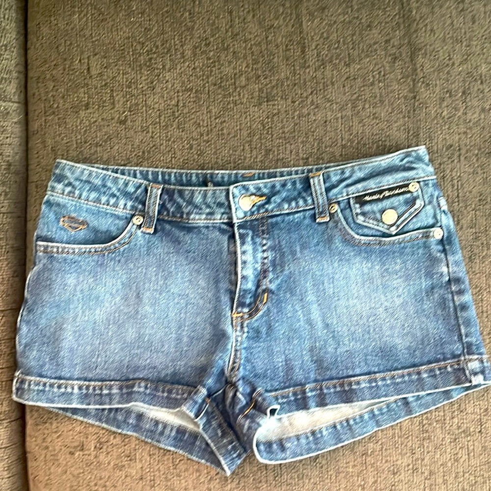 Harley Davidson ladies denim shorts
